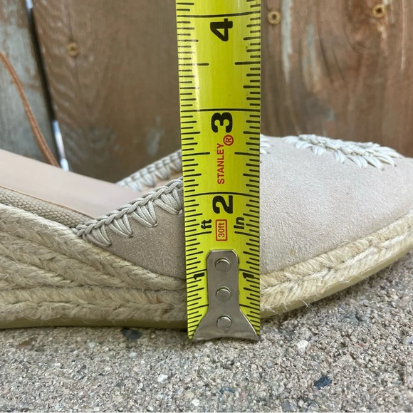 KANNA Women’s Cream Tan Espadrille Sustainable Woven Platform Wedge Heel Shoe 39 - Picture 12 of 12